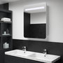 Voir la diapositive 1 : VIDAXL Armoire de salle de bain a miroir LED 60x11x80 cm