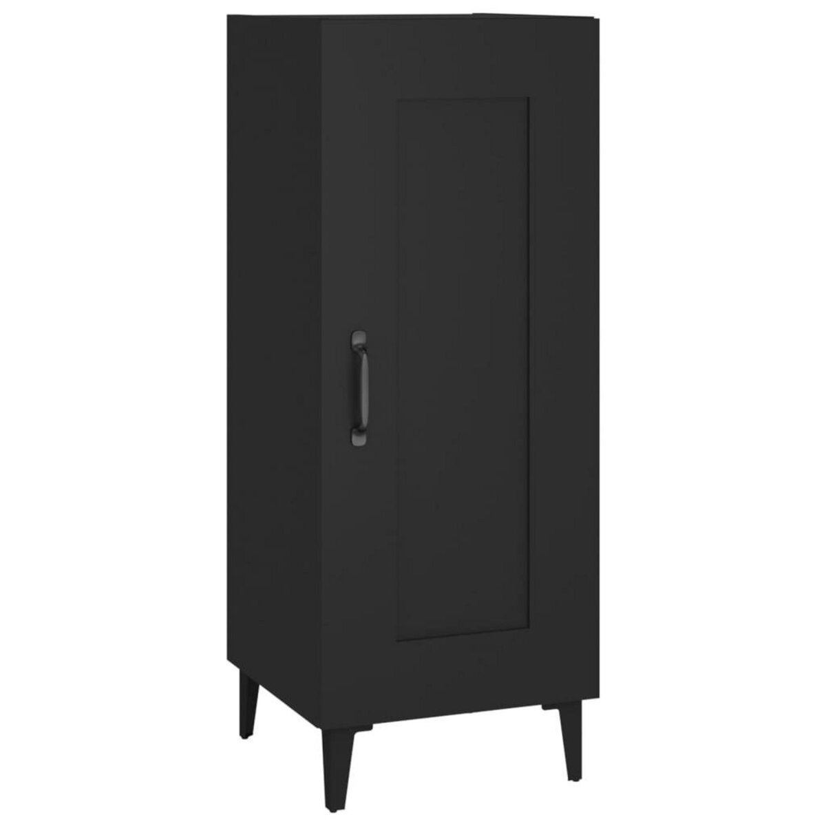 VIDAXL Buffet Noir 34,5x34x90 cm Bois d'ingenierie