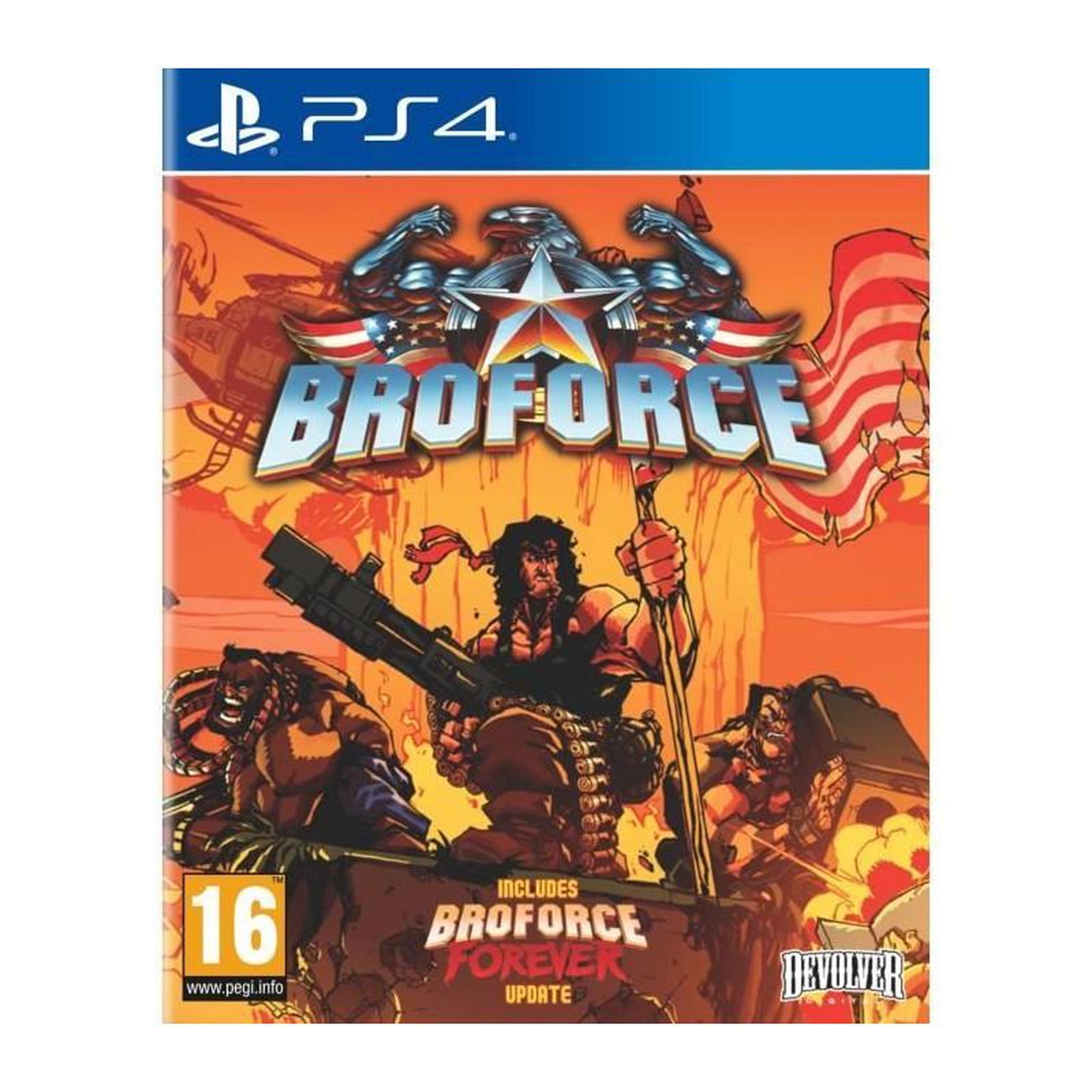 Voir la diapositive 1 : Just for games Broforce - Jeu PS4