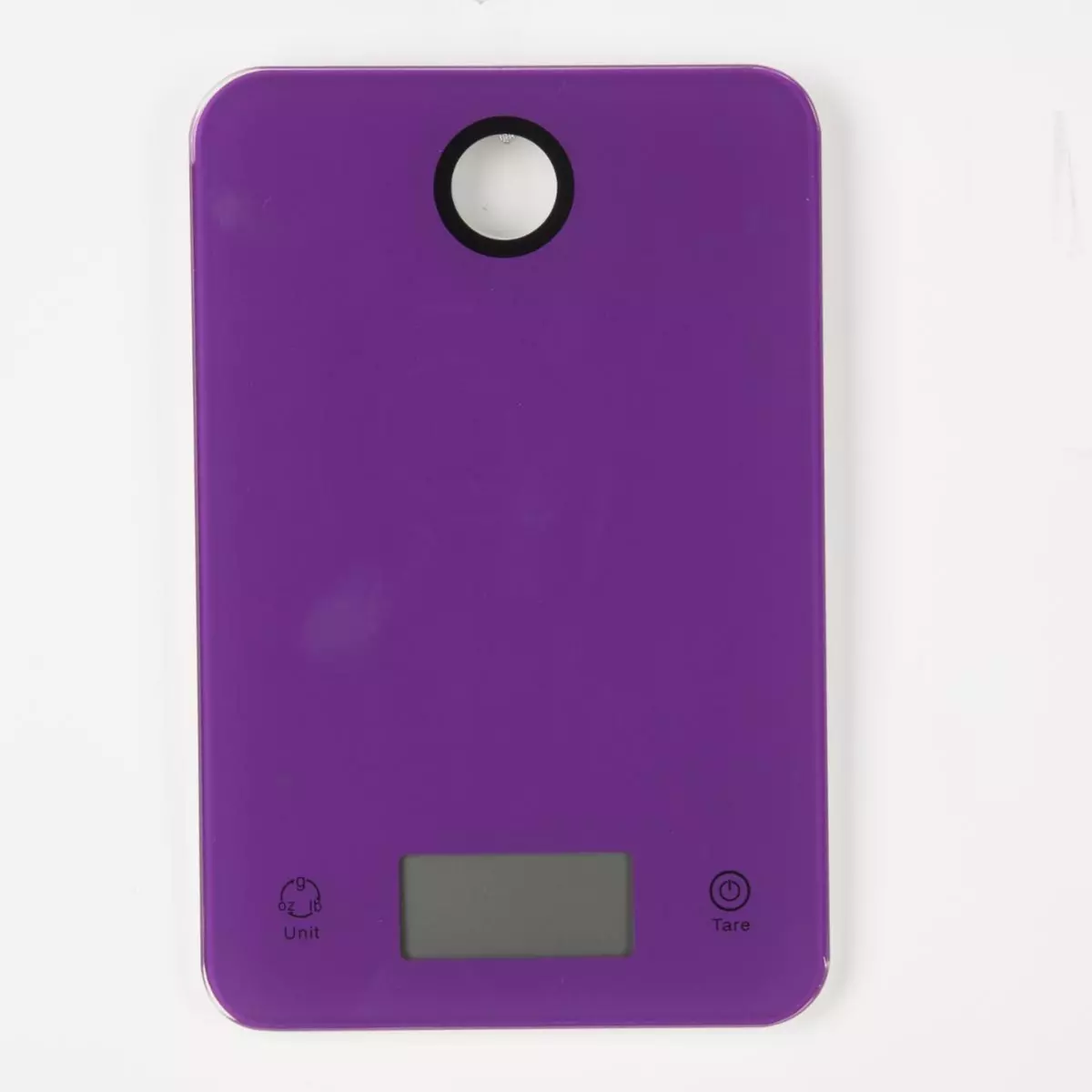 SECRET DE GOURMET Balance digitale en verre COLORS violet
