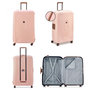 Voir la diapositive 3 : Delsey Grande valise XL rigide Moncey TSA polypropylène 82cm