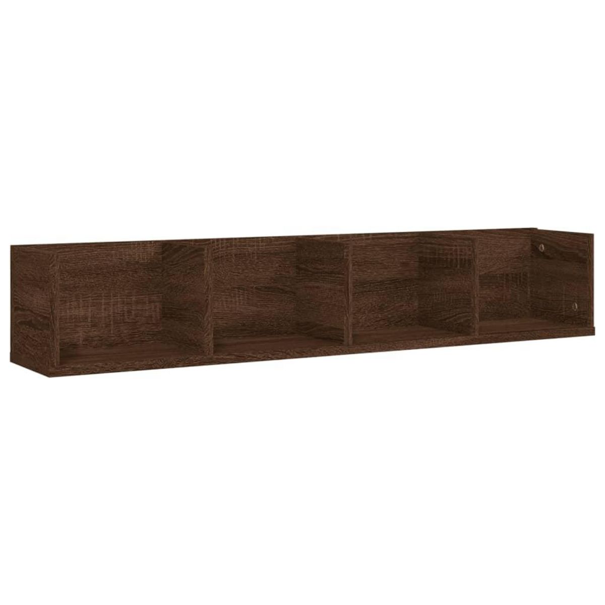 VIDAXL Etagere murale a CD Chene marron 100x18x18 cm Bois d'ingenierie