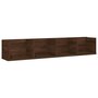 Voir la diapositive 2 : VIDAXL Etagere murale a CD Chene marron 100x18x18 cm Bois d'ingenierie