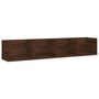 Voir la diapositive 2 : VIDAXL Etagere murale a CD Chene marron 100x18x18 cm Bois d'ingenierie