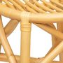 Voir la diapositive 3 : Paris Prix Lot de 4 Tabourets en Rotin  Aoni  45cm Naturel