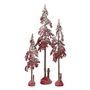 Voir la diapositive 2 : Paris Prix Arbre de Noël Déco  Grosses Baies  135cm Rouge