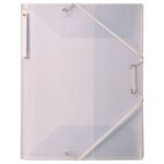 AUCHAN Chemise à élastiques 24x32 cm cristal Polypro coloris aléatoire