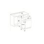 Voir la diapositive 5 : Whirlpool Lave-vaisselle 60cm 14 couverts 46db intégrable avec bandeau - wbc3c26