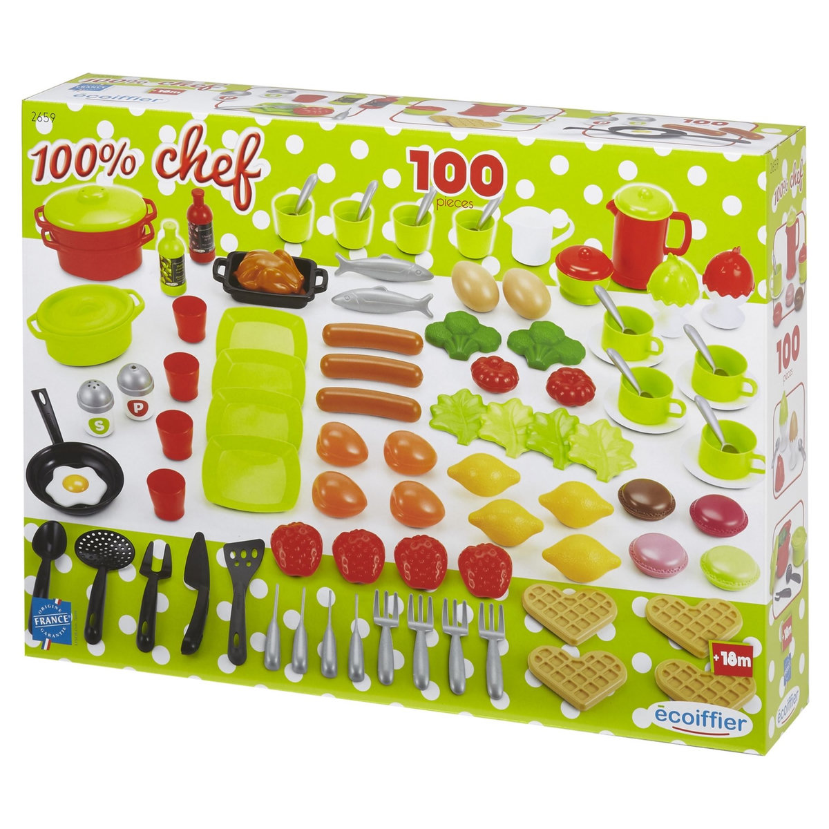 ECOIFFIER Boite dînette 100 pièces 