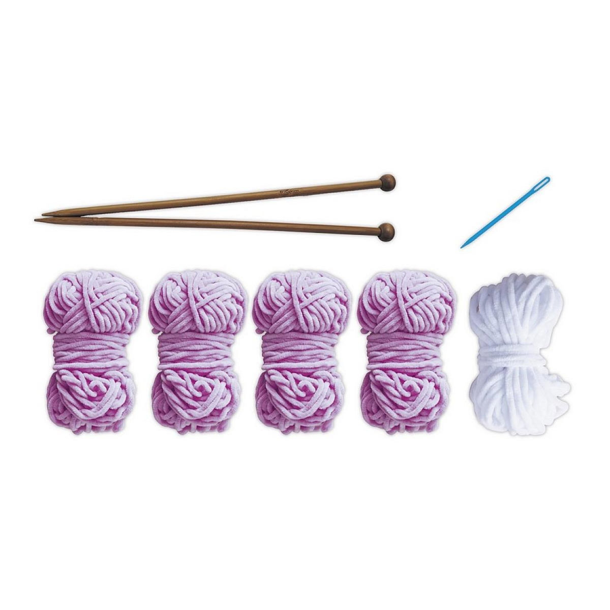 Juratoys-Janod Bonnet a Tricoter Petit Chat Violet