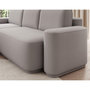 Voir la diapositive 4 : BEST MOBILIER Sam - canapé d'angle gauche 4 places convertible avec coffre en tissu
