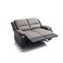 Voir la diapositive 5 : Ensemble canapés 3+2 places relax tissu simili HELENE