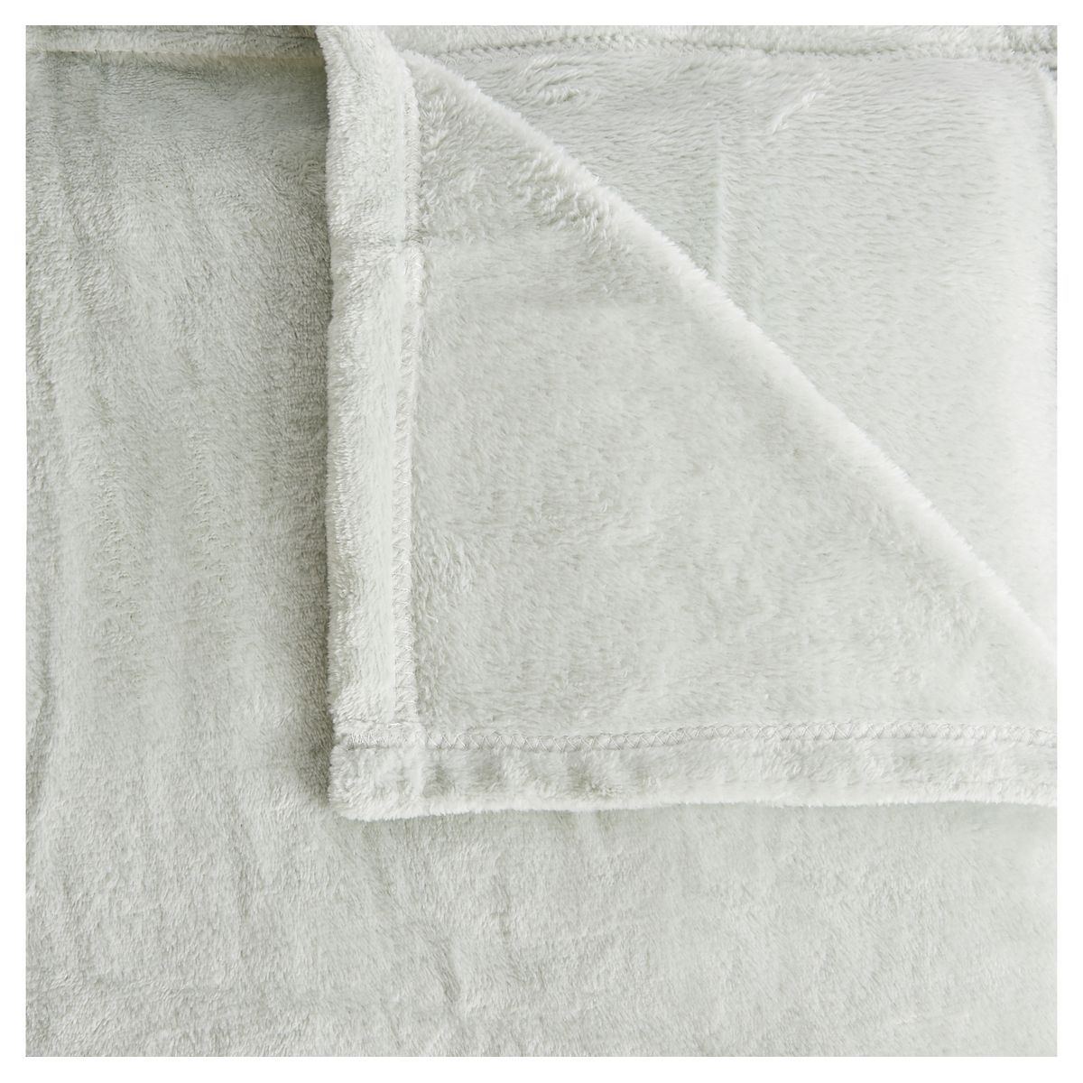 ACTUEL Plaid uni en polyester VELVET