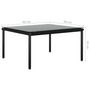 Voir la diapositive 6 : VIDAXL Salon de jardin 6 pcs avec coussins Noir PVC