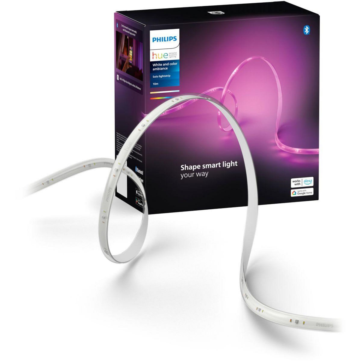Philips Ruban LED HUE W&C Lightstrip Solo 10m