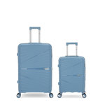 OBAGO OBAGO - LOT DE 2 - Valises grand format et cabine VELA. Coloris disponibles : Bleu, Vert, Gris, Rose, Marron