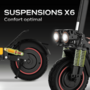 Voir la diapositive 6 : URBANGLIDE UrbanGlide E-Cross Pro BOOST 2  – Trottinette électrique 10  2x800W 50km