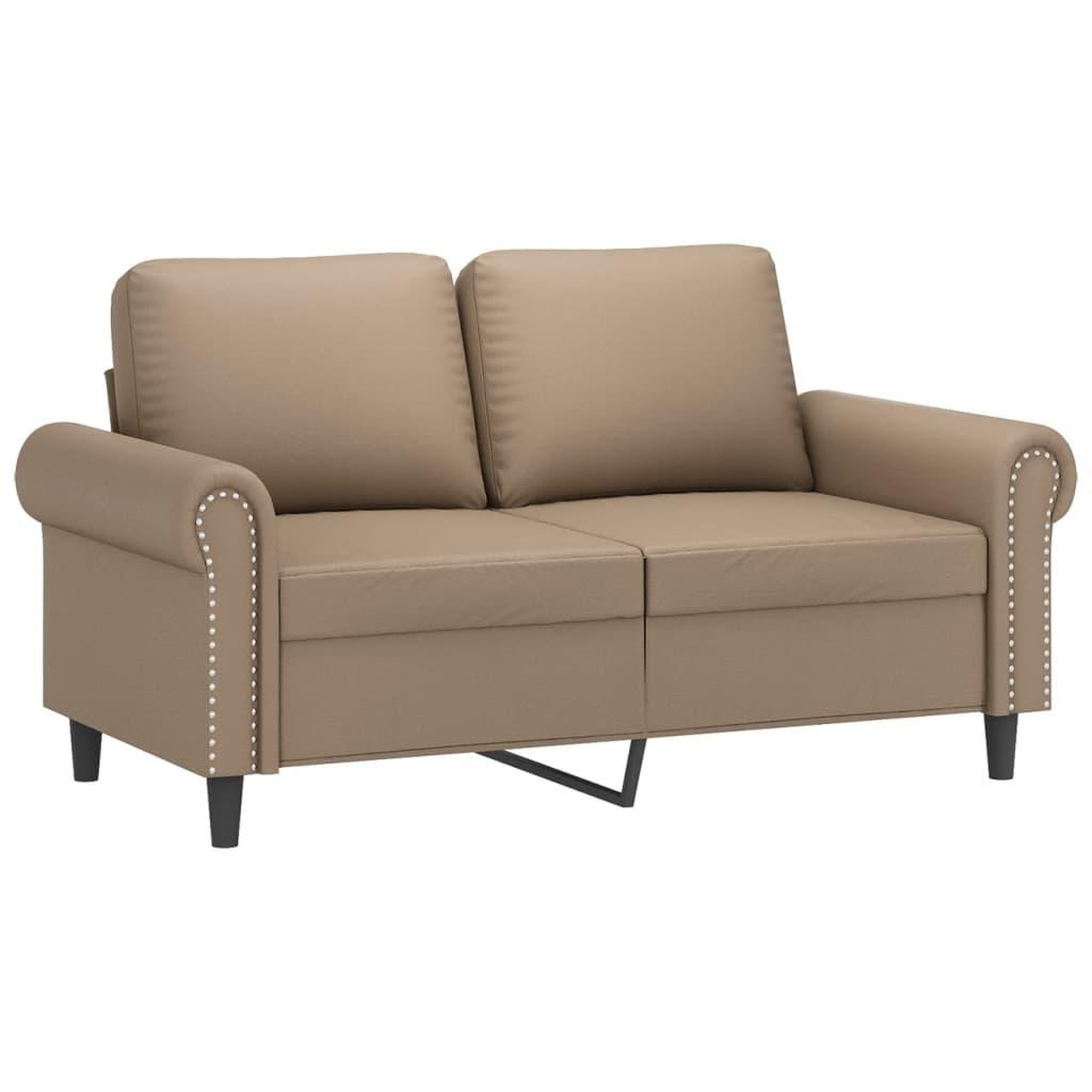 Voir la diapositive 3 : VIDAXL Ensemble de canapes 3 pcs avec coussins Cappuccino Similicuir