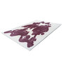 Voir la diapositive 4 : Paris Prix Tapis Imitation Fourrure  Rabbit  Violet & Blanc