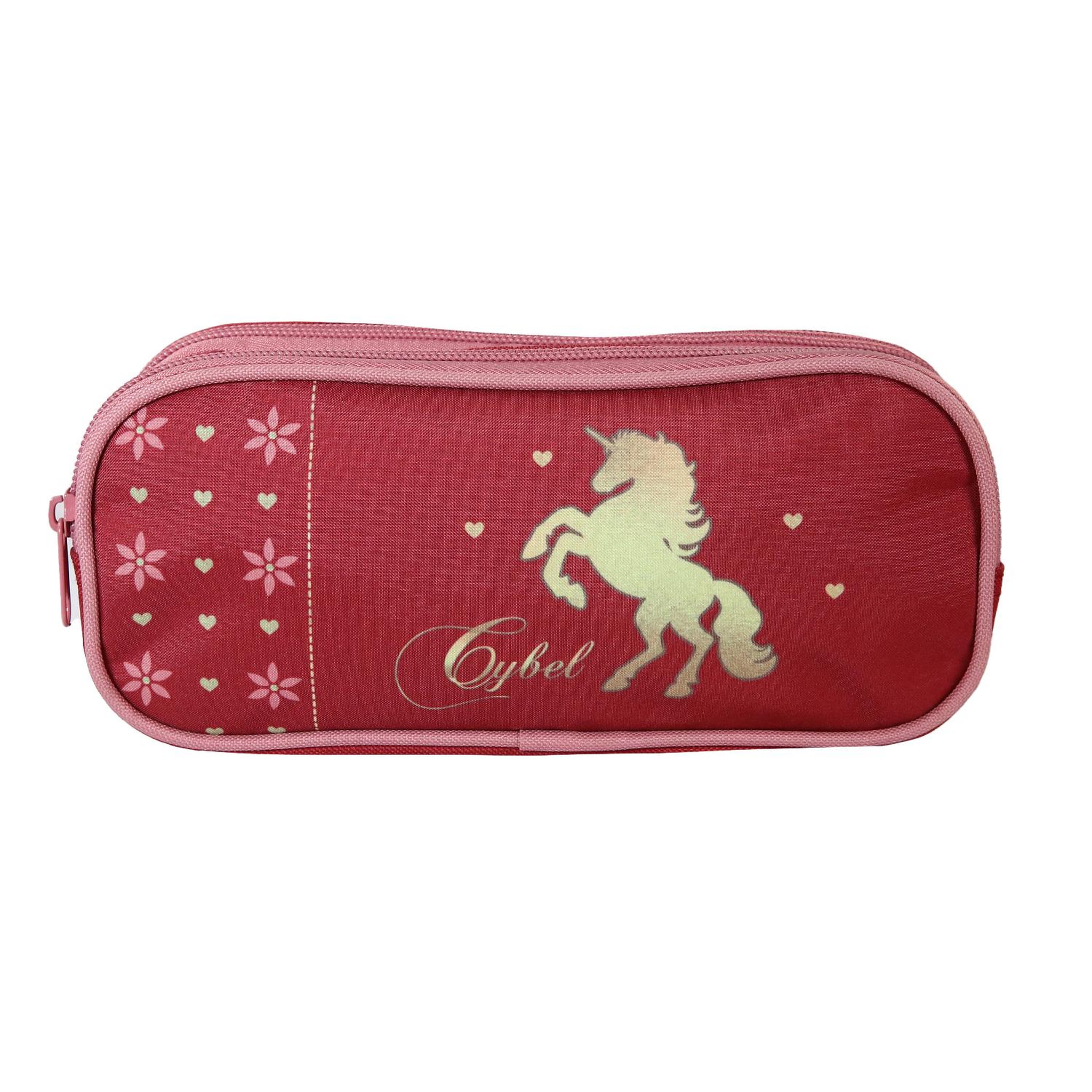 Voir la diapositive 6 : Bagtrotter Bagtrotter Trousse scolaire 2 compartiments Cybel Rose