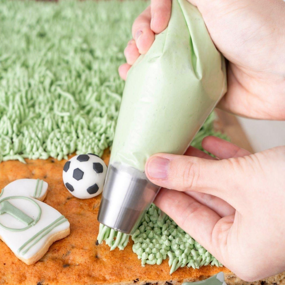 ZENKER Set de 2 poches à douilles et stylo de décoration Zenker Spécial Football