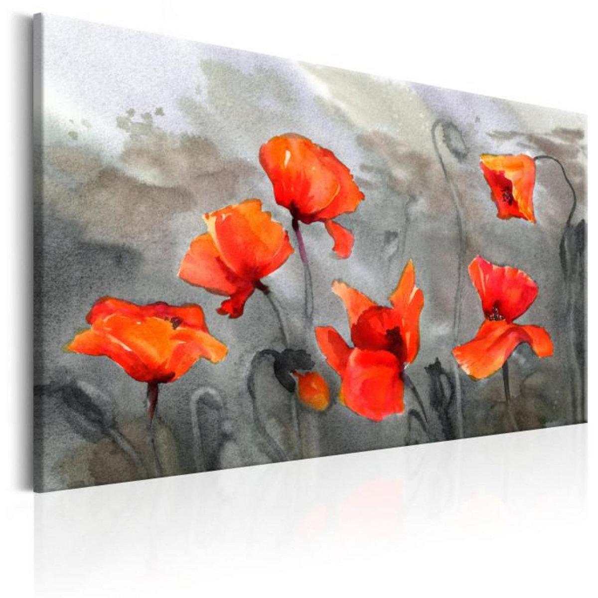 Paris Prix Tableau Imprimé  Poppies Watercolour