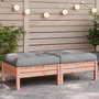 Voir la diapositive 1 : VIDAXL Repose-pieds de jardin avec coussins 2 pcs bois massif douglas