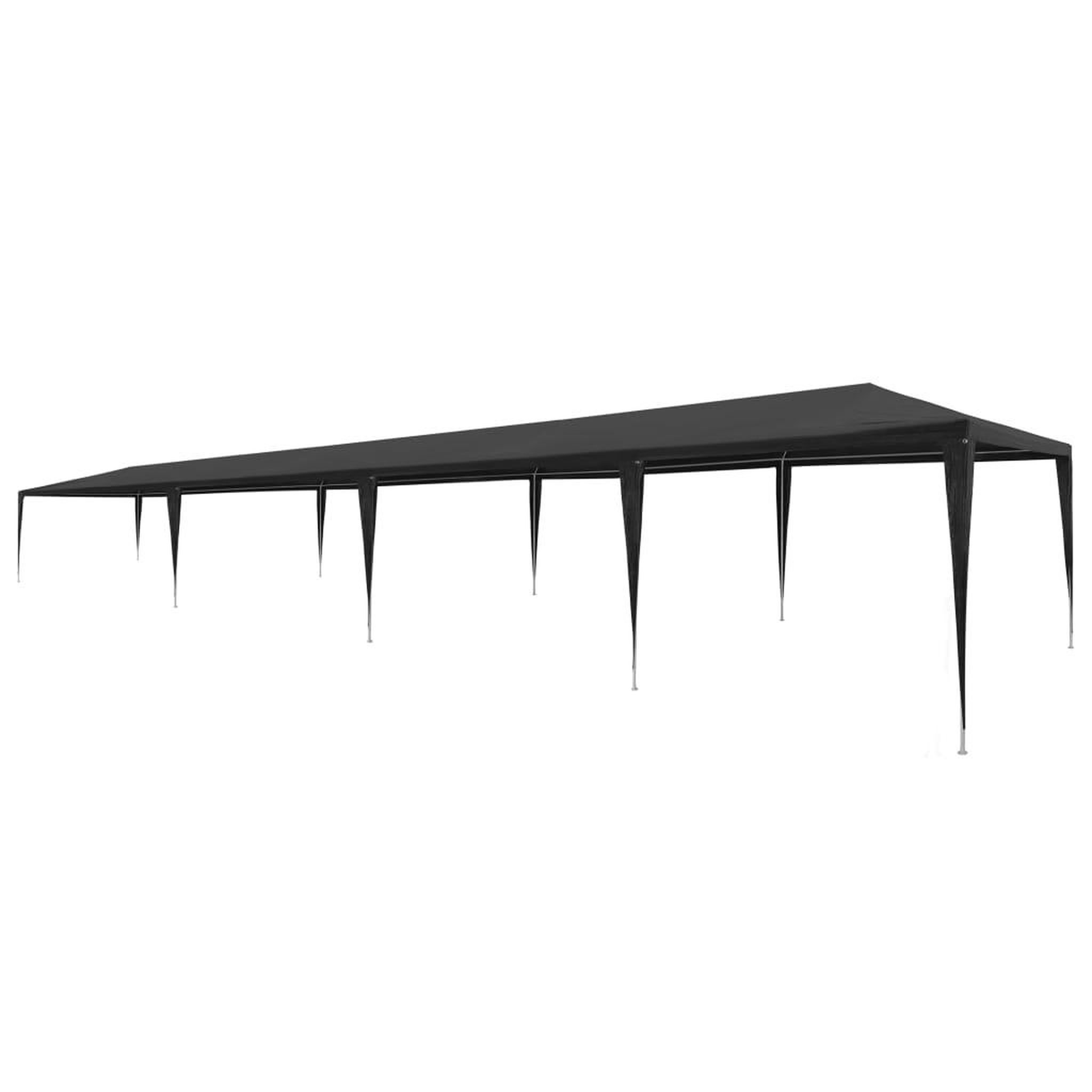 Voir la diapositive 1 : VIDAXL Tente de reception 3x12 m PE Anthracite