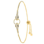 SC BOHEME Bracelet serpents par SC Bohème orné de Zirconium