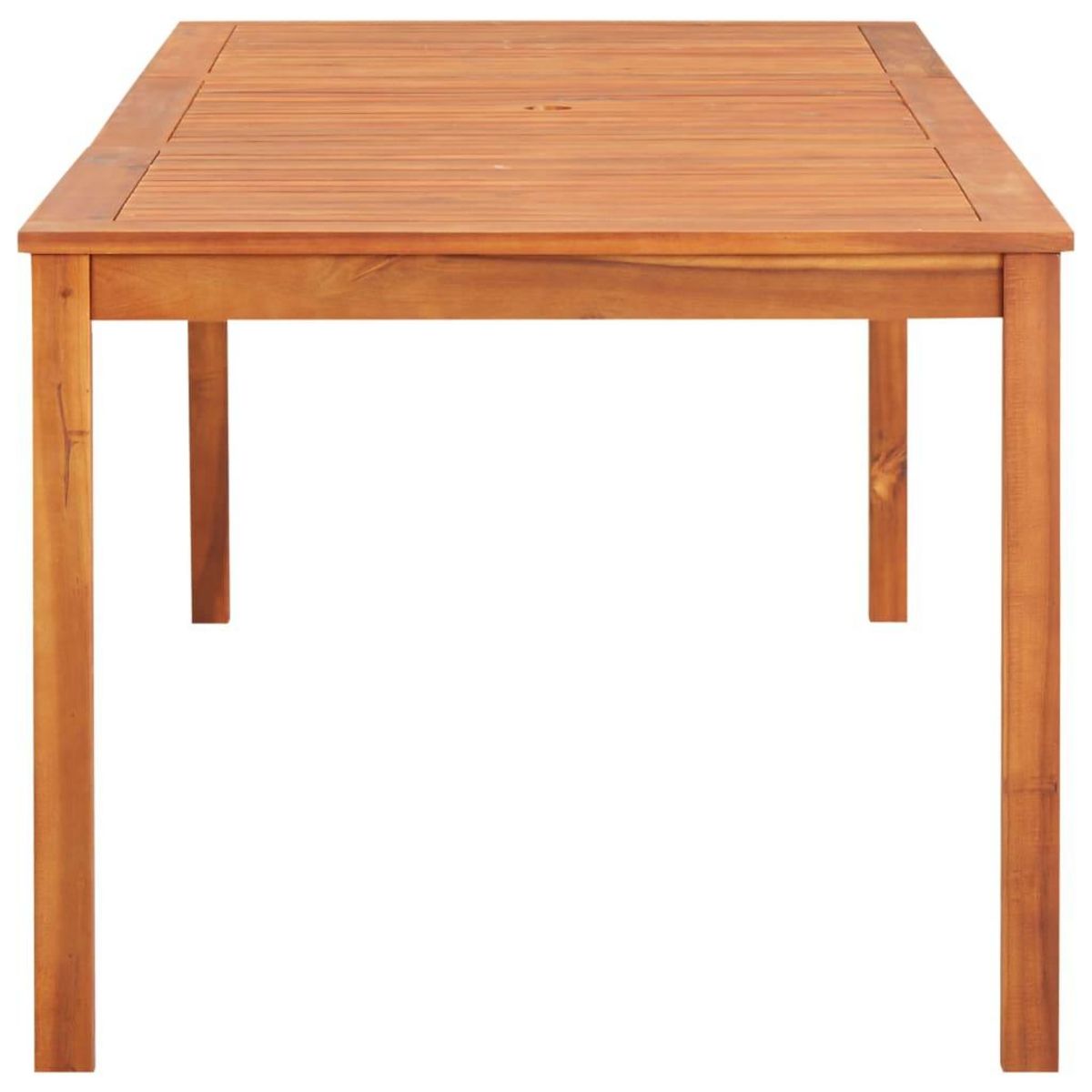 VIDAXL Table de jardin 215x90x74 cm Bois d'acacia massif