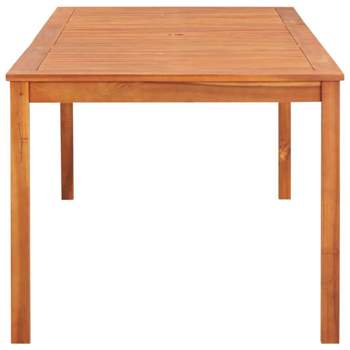 VIDAXL Table de jardin 215x90x74 cm Bois d'acacia massif