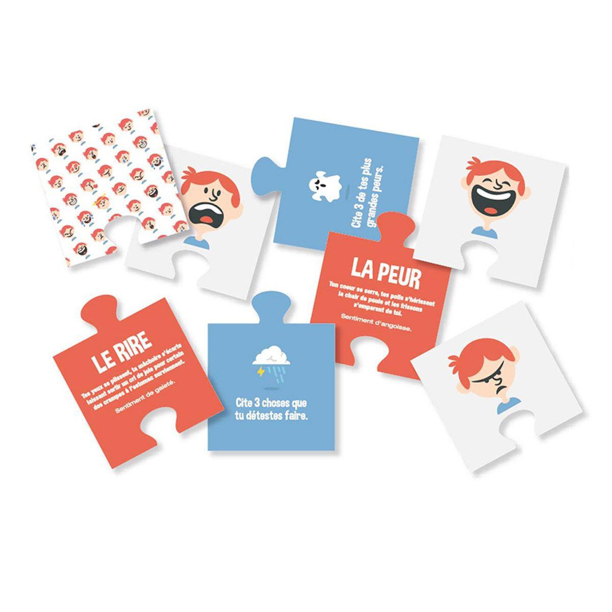 Voir la diapositive 2 : Jeux 2 momes Jeu Éducatif  Je Comprends mes Réactions  6cm Multicolore