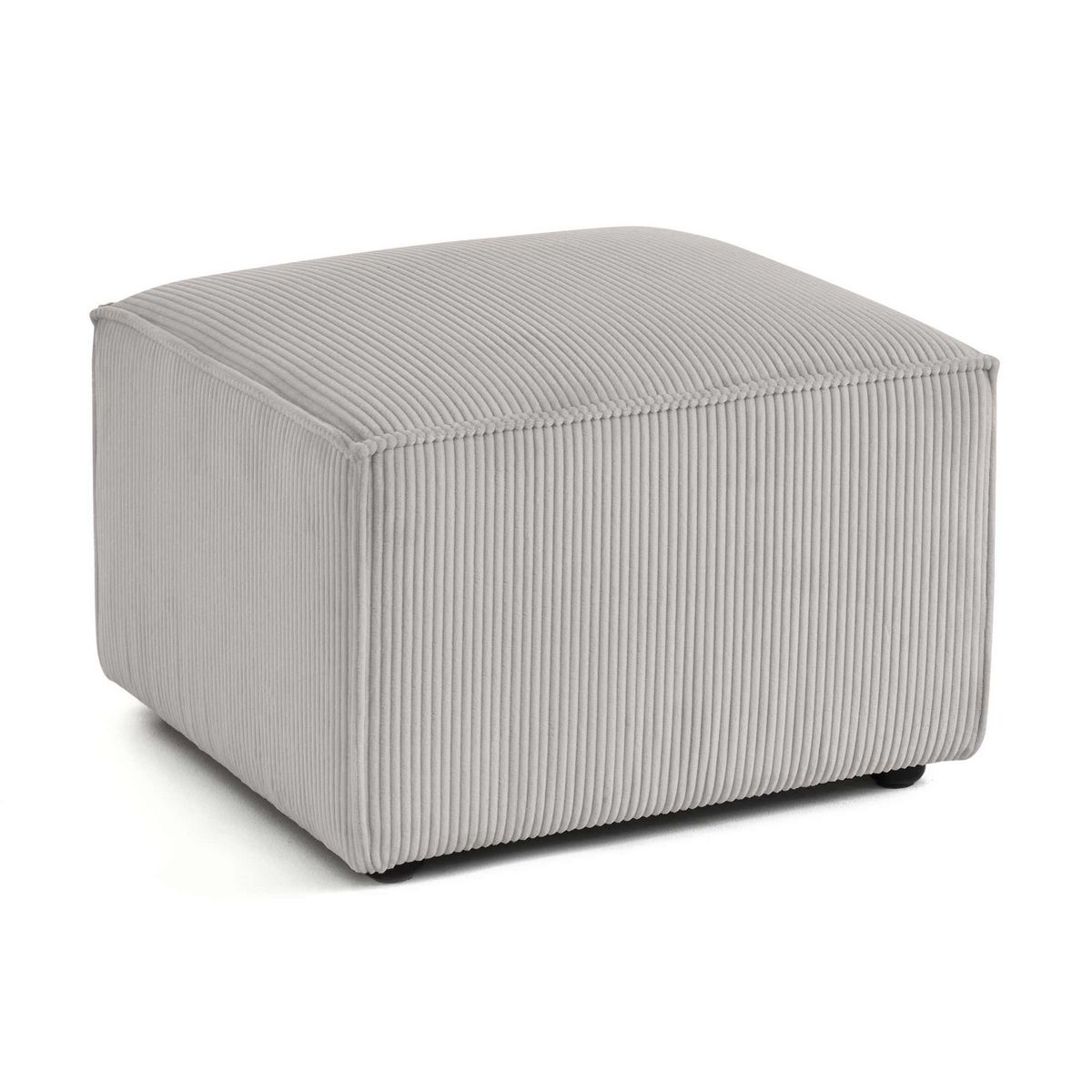 LISA DESIGN Arty - pouf d'appoint - en velours côtelé