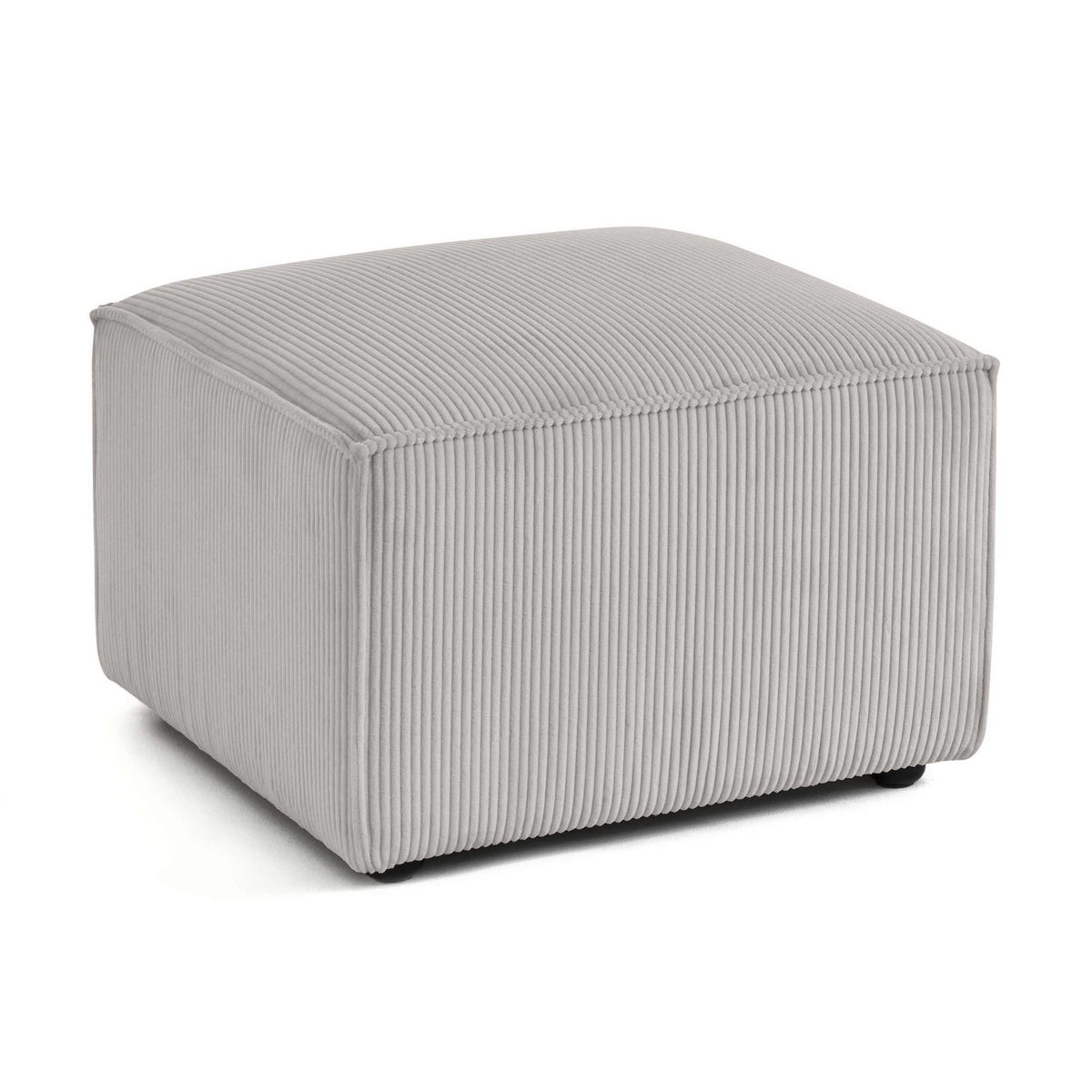 LISA DESIGN Arty - pouf d'appoint - en velours côtelé