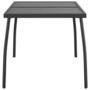 Voir la diapositive 4 : VIDAXL Table de jardin anthracite 110x80x72 cm Treillis d'acier