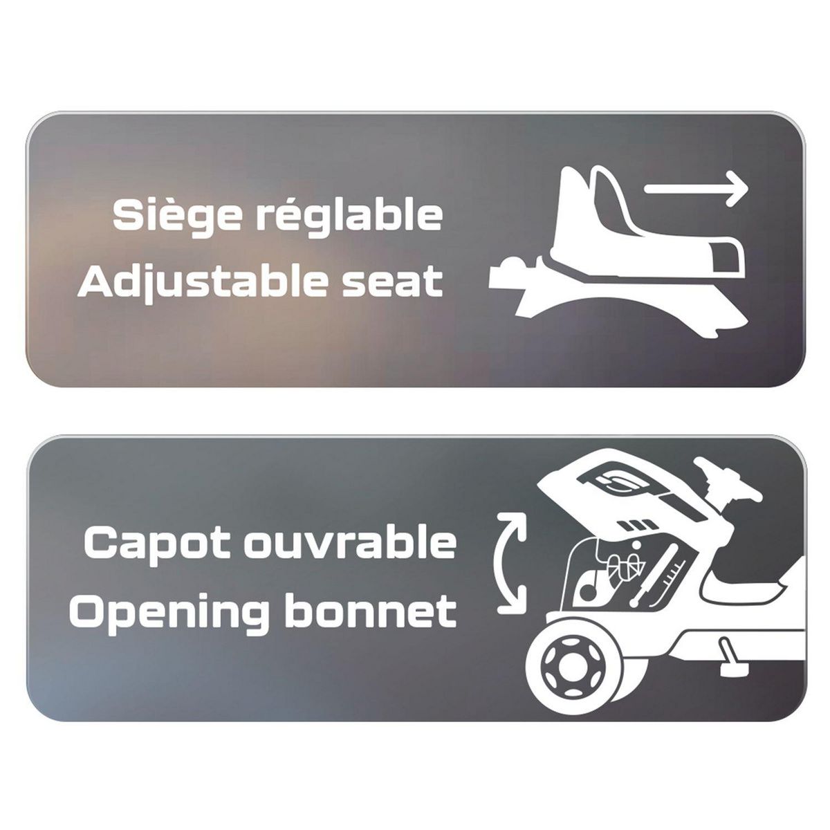 SMOBY Tracteur Farmer XL bleu avec remorque