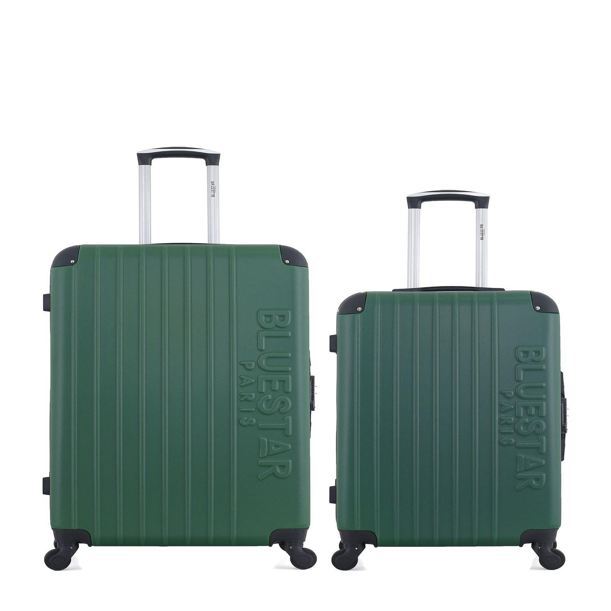 BLUESTAR Bluestar - lot de 2 - valise grand format et valise weekend bucarest. Coloris disponibles : Gris