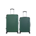 BLUESTAR BLUESTAR - Lot de 2 - Valise grand format et valise weekend BUCAREST. Coloris disponibles : Beige, Bleu, Gris, Noir