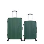 BLUESTAR BLUESTAR - Lot de 2 - Valise grand format et valise weekend BUCAREST. Coloris disponibles : Gris, Bleu, Noir, Beige