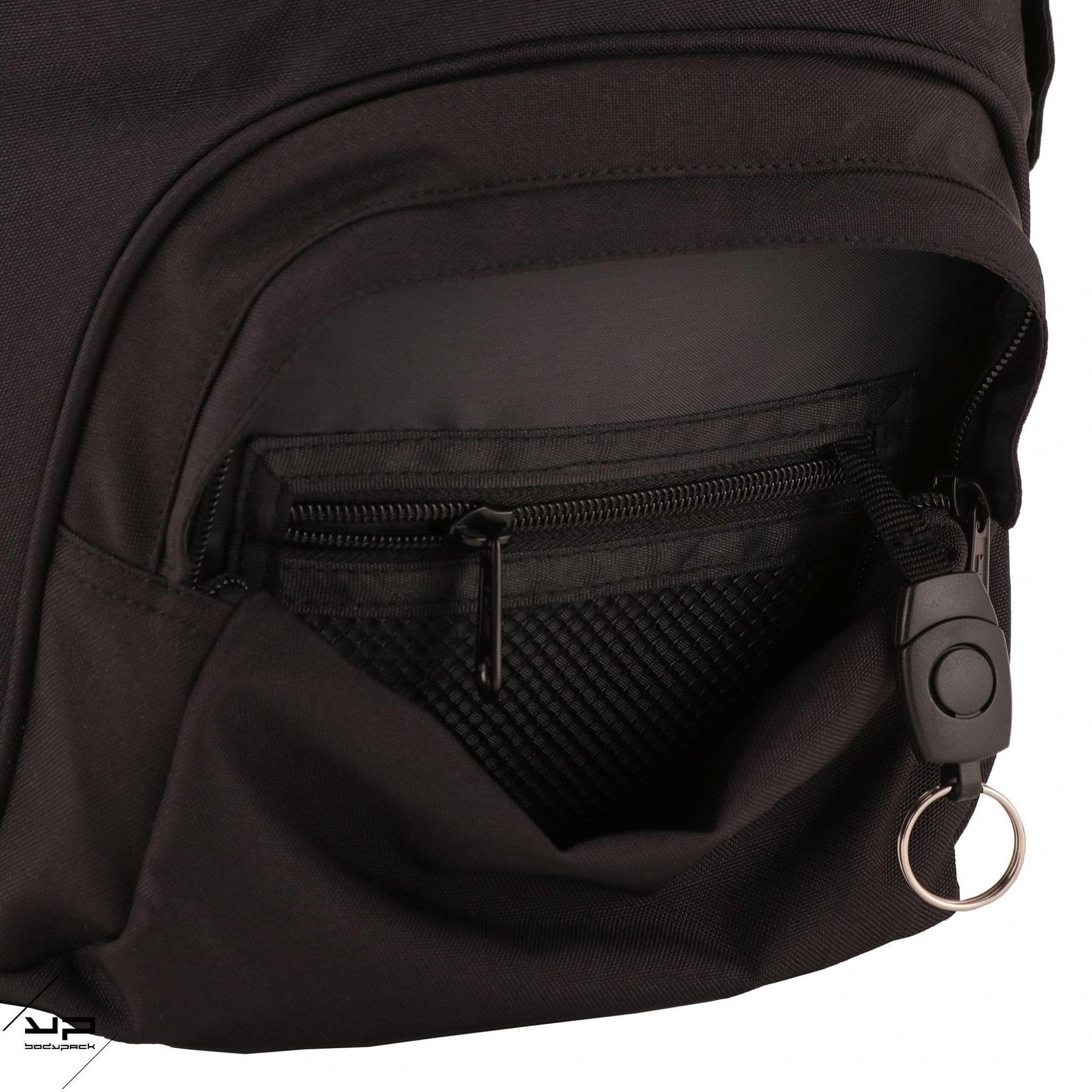 Voir la diapositive 3 : BODYPACK BODYPACK Sac à dos recyclé Intégral Noir