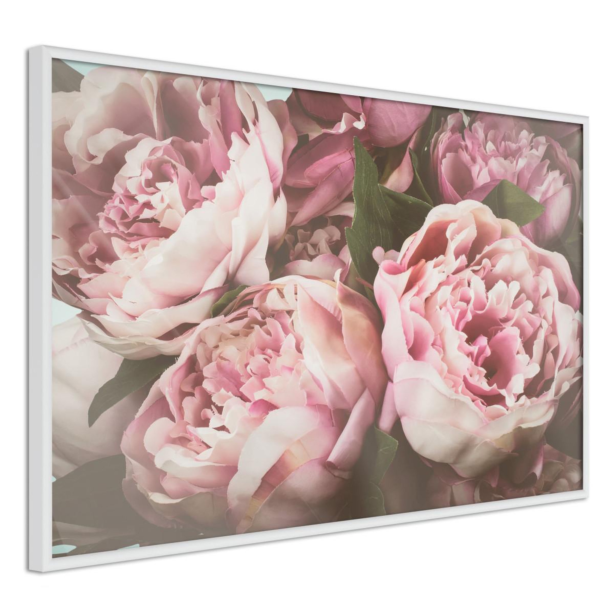 Paris Prix Affiche murale encadrée  pastel peonies