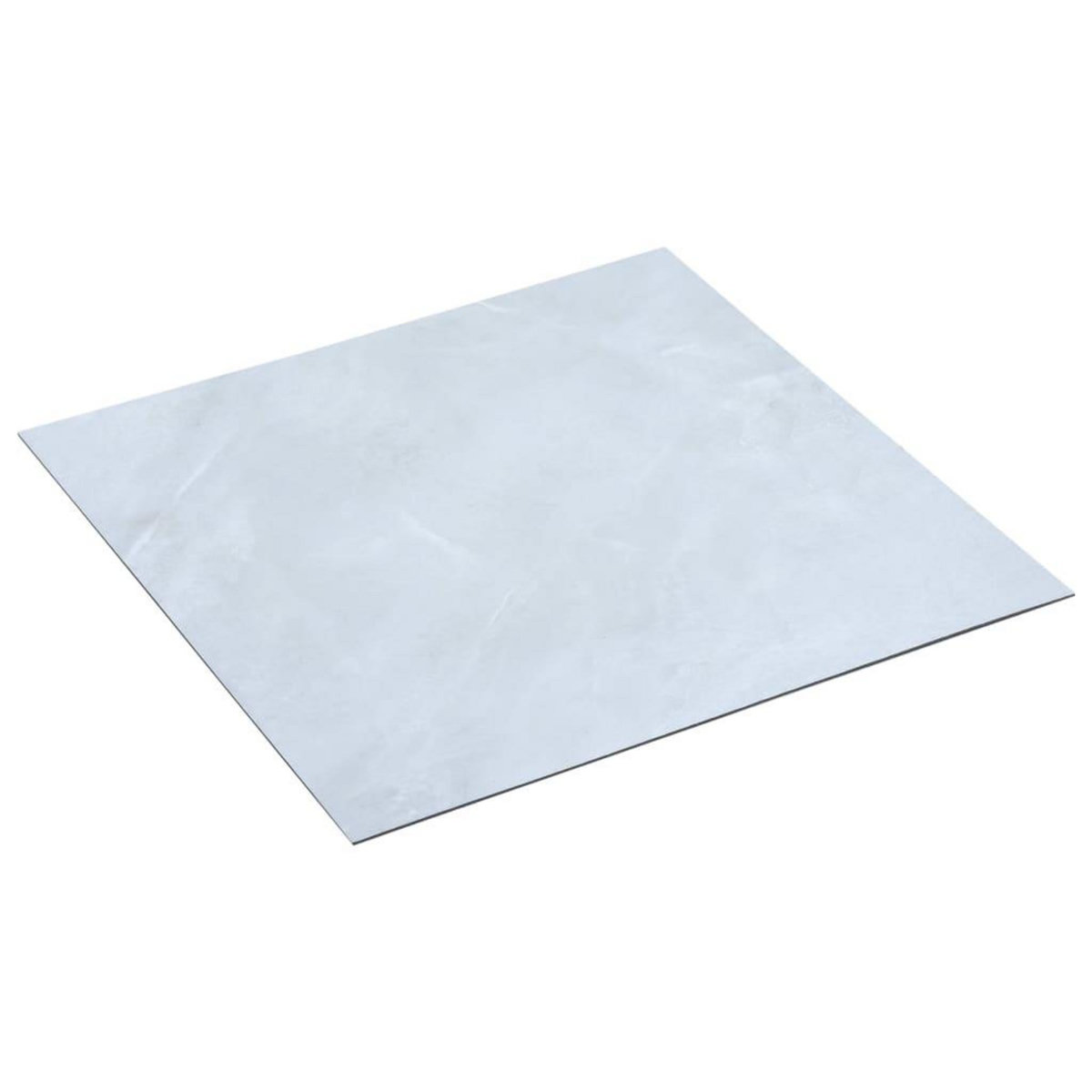 VIDAXL Dalles de plancher autoadhesives 5,11 m^2 PVC blanc marbre