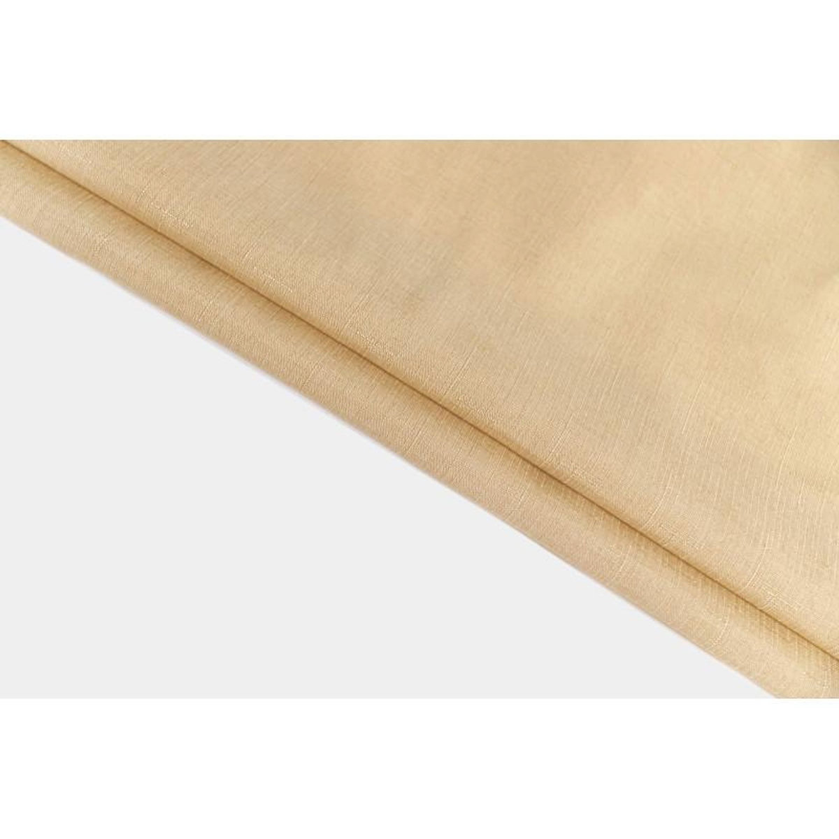 UNIVERS DECOR Nappe antitache unie carrée Beige 180 x 180 cm