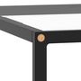 Voir la diapositive 4 : VIDAXL Table basse Noir avec verre trempe 60x60x35 cm