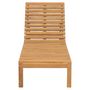 Voir la diapositive 2 : VIDAXL Chaise longue bois de teck solide