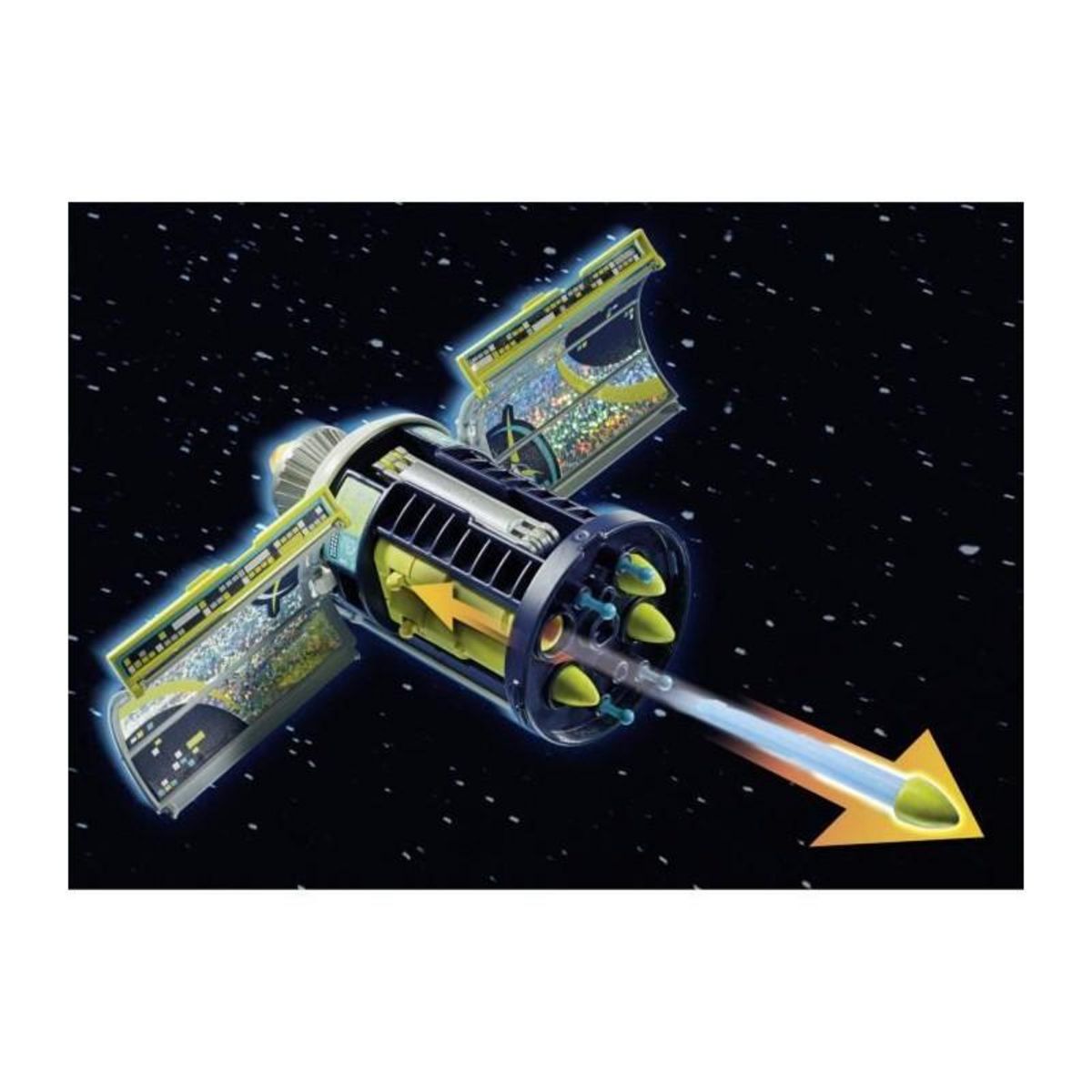 PLAYMOBIL Jeu de construction Playmobil Spationaute et satellite