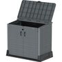 Voir la diapositive 3 : DURAMAX Armoire de rangement jardin Résine - Gris - 850L - STOREAWAY