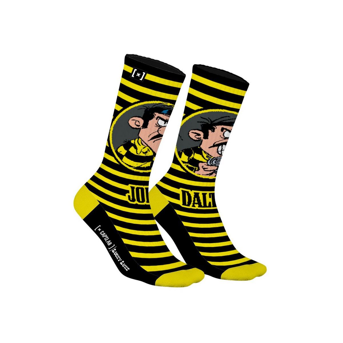 CAPSLAB Paire de tennis dépareillées Lucky Luke Joe Dalton