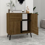 Voir la diapositive 4 : Habitat et Jardin Buffet en bois  Darien  - 76 x 35 x 79 cm - Marron