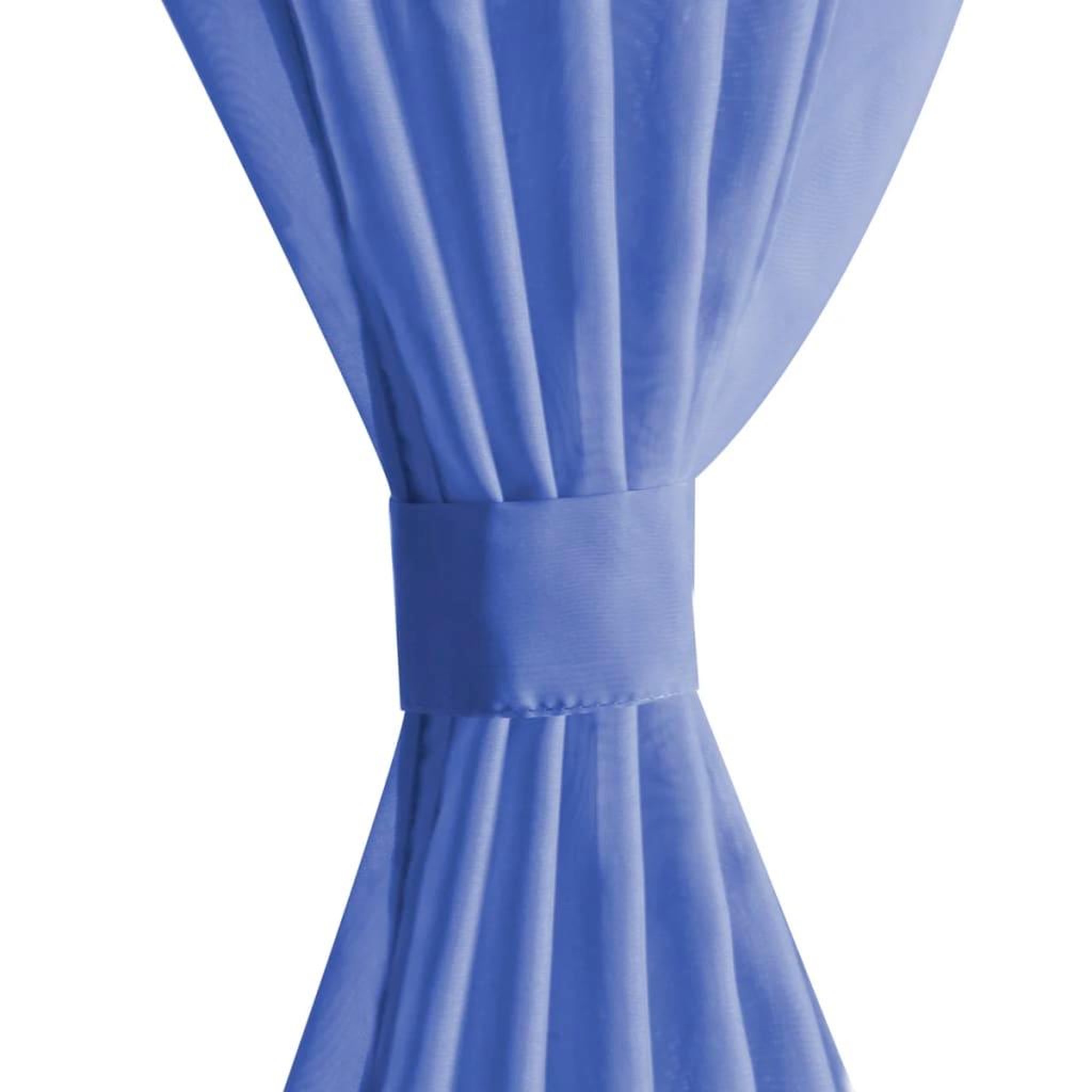 Voir la diapositive 4 : VIDAXL Rideau occultant 2 pcs Voile 140 x 245 cm Bleu royal